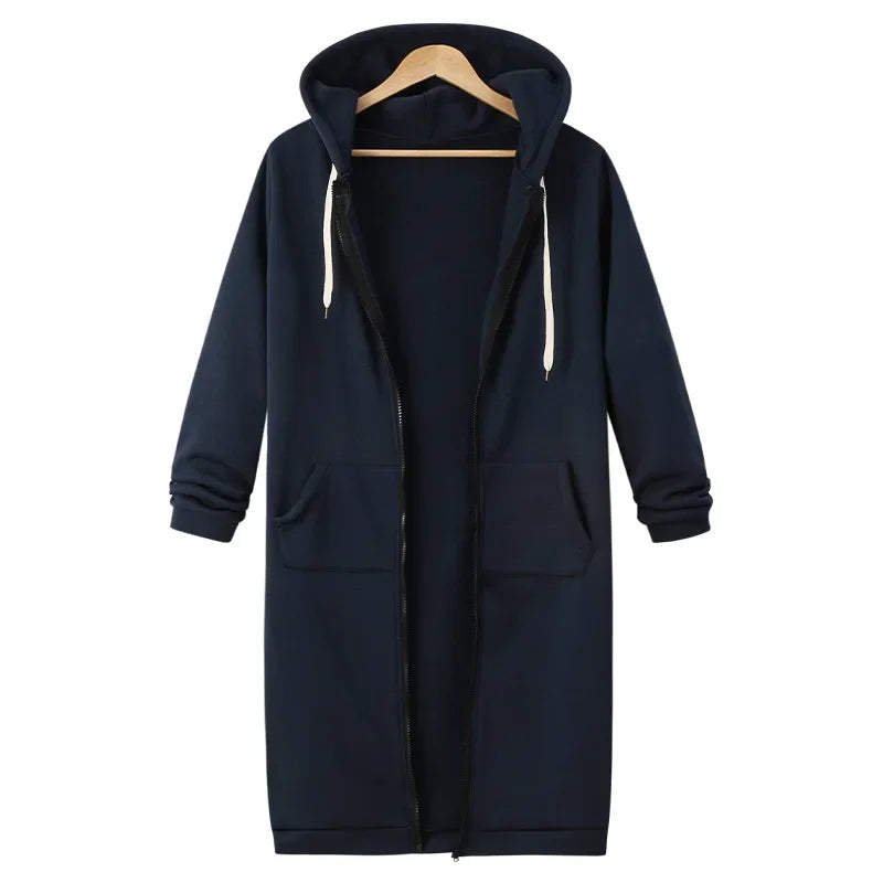 R&B | Lange Kapuzenjacke