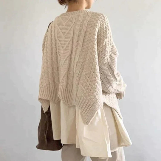 R&B | Rundhals Pullover für Damenmode