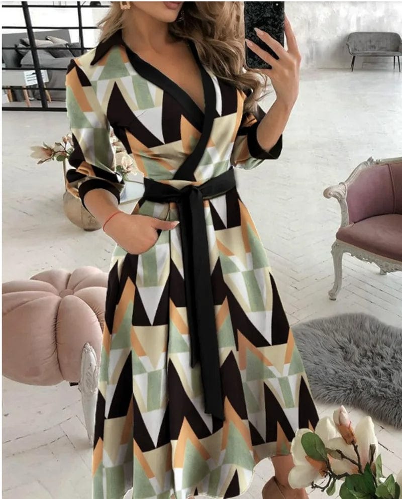 R&B | Midi Kleid Elegantes Design Formelle & Abendmode