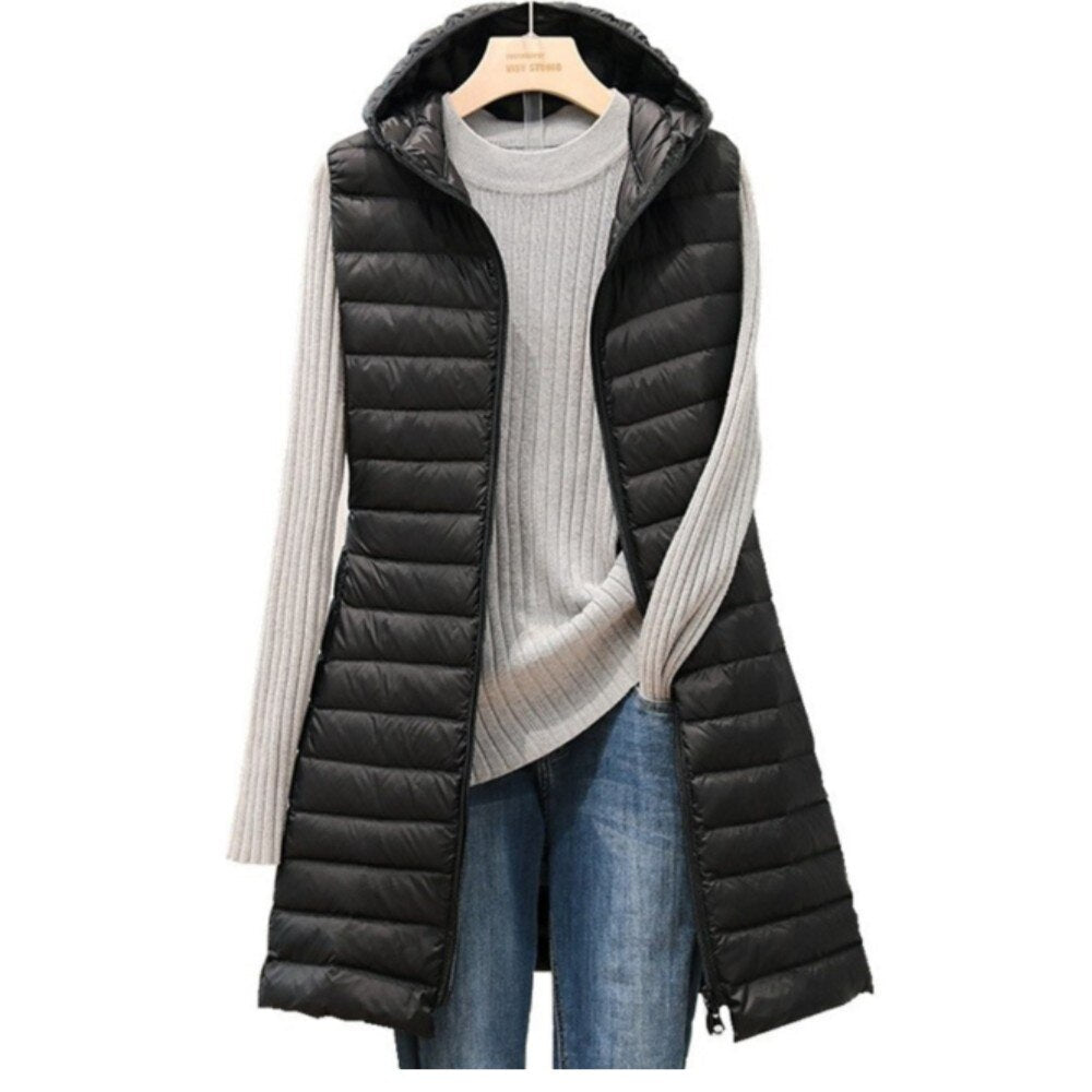 R&B | Modische Gesteppte Jacke mit Kapuze