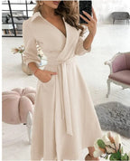 R&B | Midi Kleid Elegantes Design Formelle & Abendmode