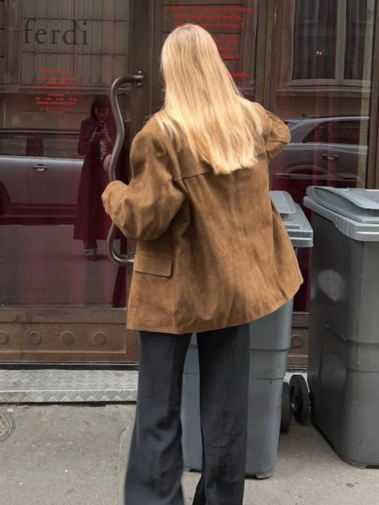 R&B | Vintage Wildlederjacke