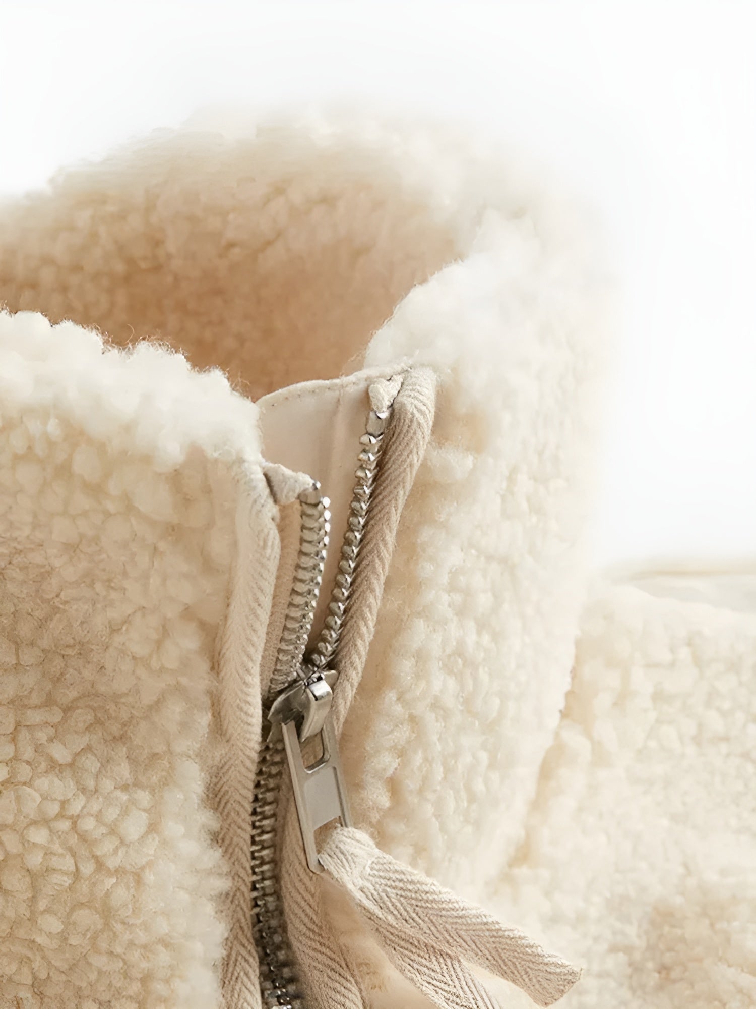 R&B | Warme Teddy Fleece Damenjacke