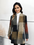 R&B | Buntes Damenblazer mit Muster