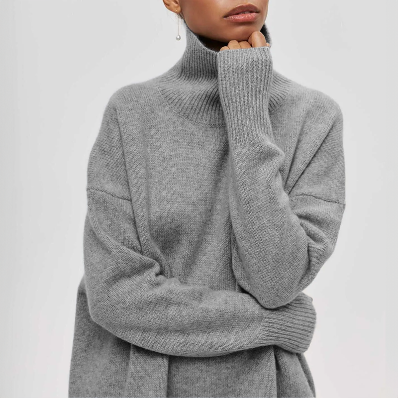 R&B | Warmer Strickrollkragenpullover für Wintertage