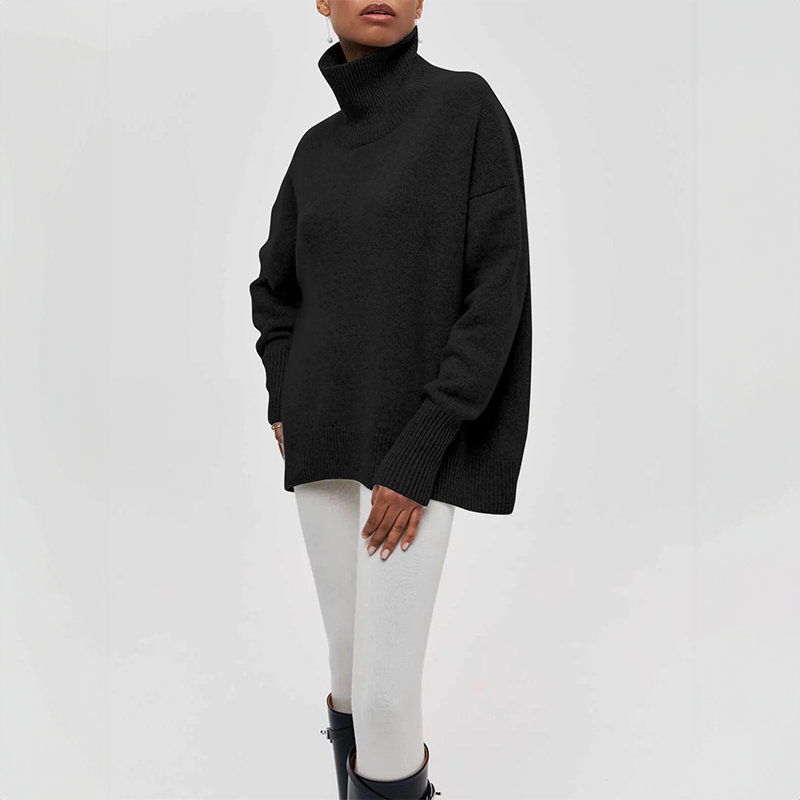 R&B | Warmer Strickrollkragenpullover für Wintertage