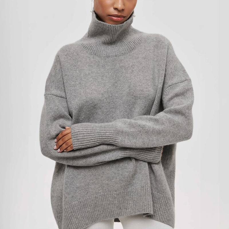 R&B | Warmer Strickrollkragenpullover für Wintertage