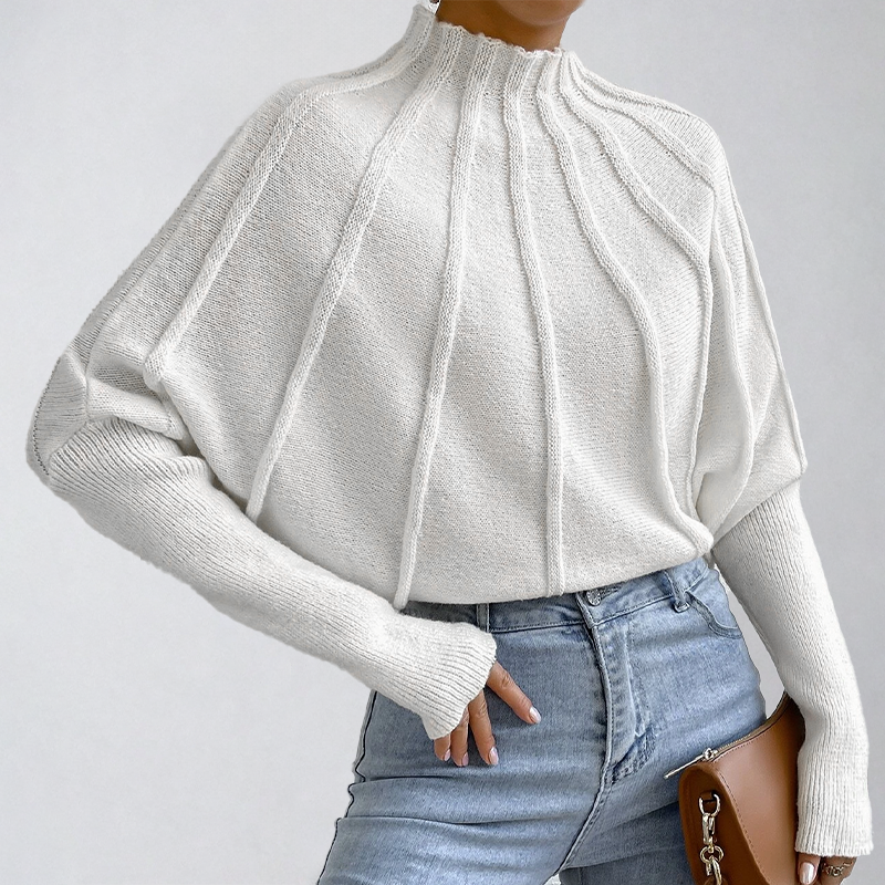 R&B | Stylische Strickrollkragenpullover für den Winter für Frauen