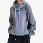R&B | Oversized Strickpullover mit Hohem Kragen Acryl Warm und Komfortabel