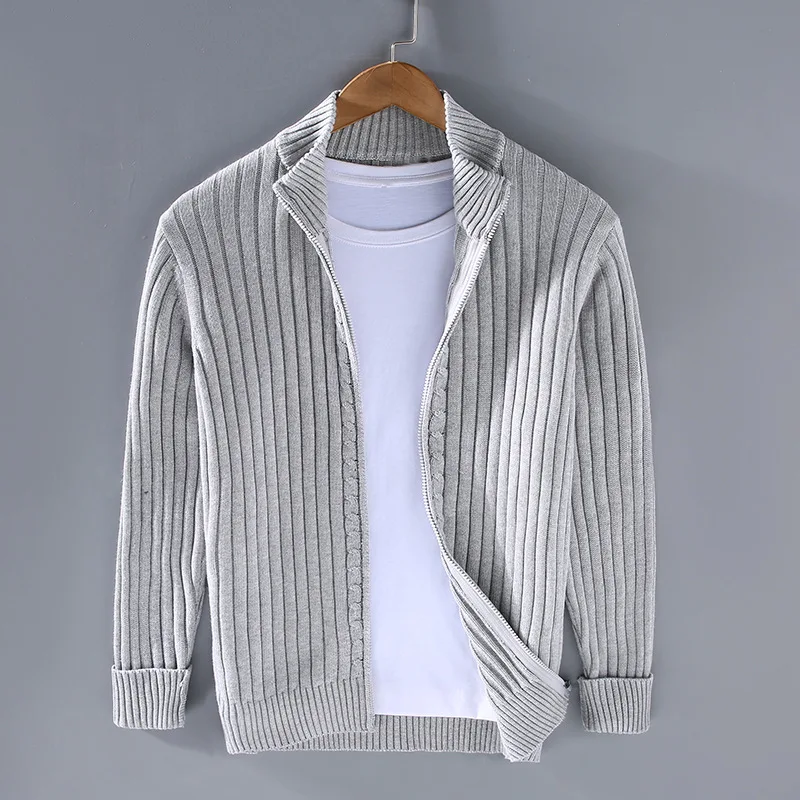 R&B | Rollkragenstrickjacke für Männer