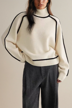R&B | Pullover - Damen Luxus Rollkragenpullover