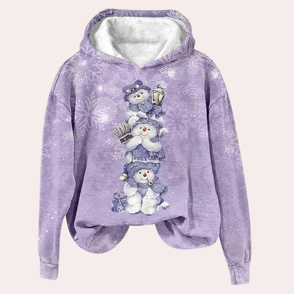 R&B | Gemütlicher Winterkapuzenpullover für Damen