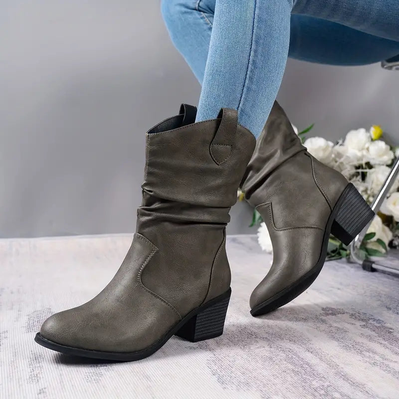 R&B | Rustikale Charme Lederstiefel