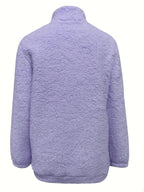 R&B | Leichtgewicht Fleece-pullover mit Reißverschluss Polyester Warm und Bequem