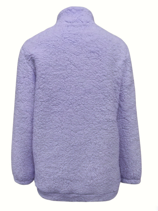 R&B | Leichtgewicht Fleece-pullover mit Reißverschluss Polyester Warm und Bequem