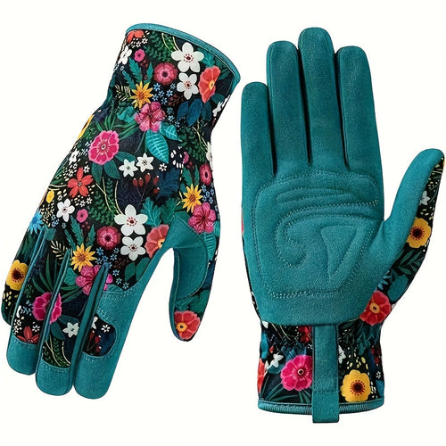 R&B | Atmungsaktive Gartenhandschuhe mit Blumenmuster
