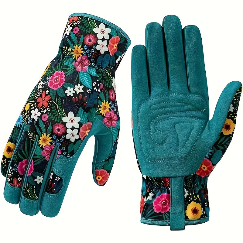 R&B | Atmungsaktive Gartenhandschuhe mit Blumenmuster