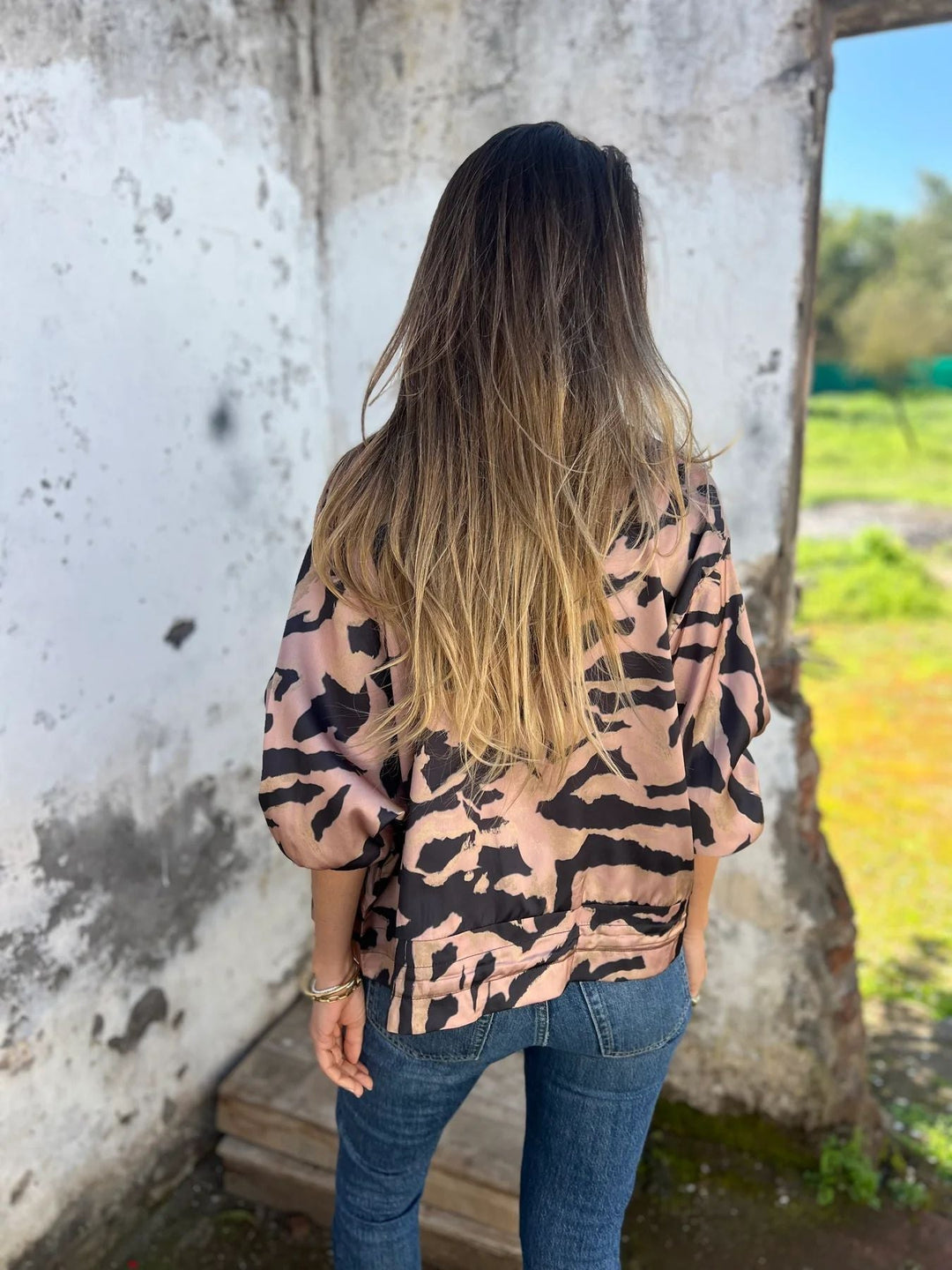 R&B | Damen-Bomberjacke mit Print