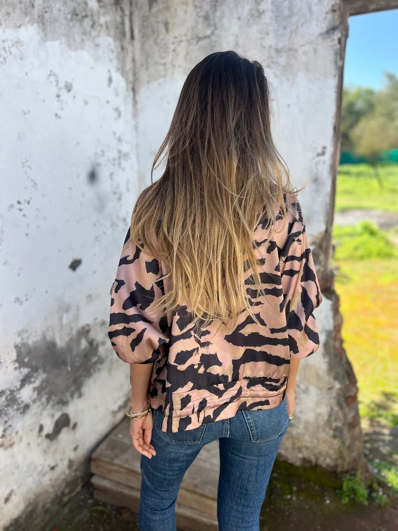 R&B | Damen-Bomberjacke mit Print