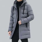 R&B | Lang geschnittene gepolsterte Winter Parka Jacke