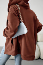 R&B | Lässiger Pullover cardigan mit Kapuze