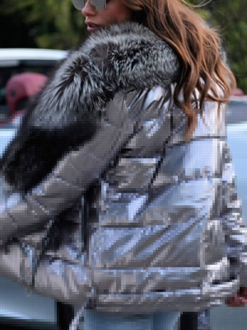 R&B | Damen-Fellkragenjacke mit Taschen