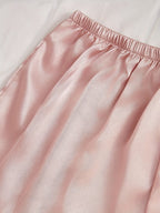 R&B | Satin 4-teiliger Pyjama-Set mit Spitzenbesatz für Frauen | Ideal für alle Jahreszeiten