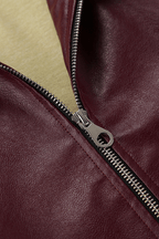 R&B | Kurze Kunstlederjacke