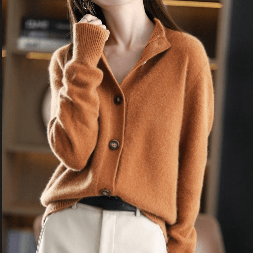 R&B | kuscheliger Strick-Cardigan Pullover