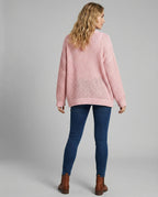 R&B | oversized Pullover mit V-Ausschnitt