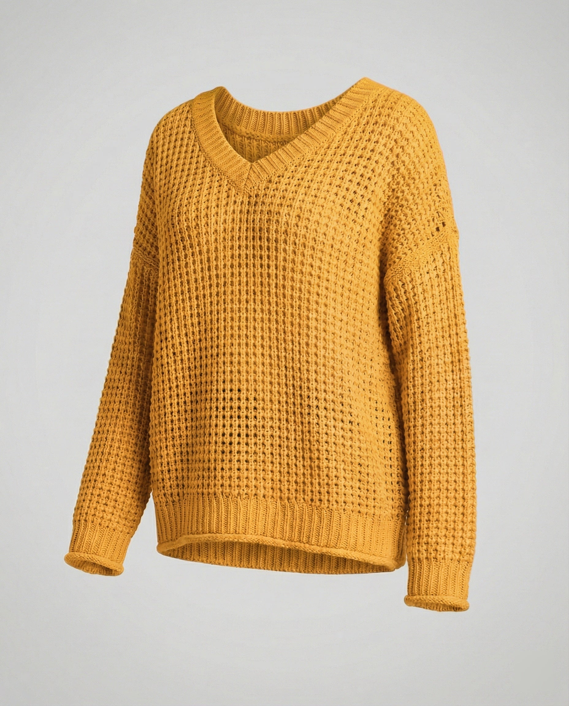 R&B | oversized Pullover mit V-Ausschnitt