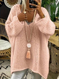R&B | V-Ausschnitt Strickpullover für Den Herbst