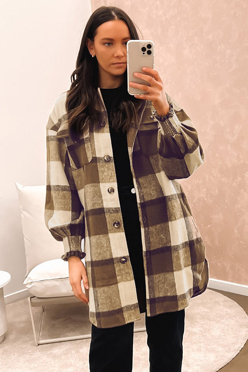 R&B | Karohemdjacke Baumwolle und Polyester Perfekt Zum Layering