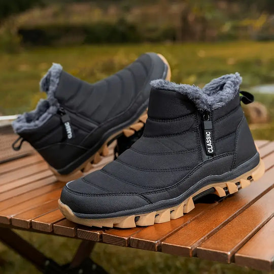Herren Winter-Schneestiefel mit Fleecefutter R&B
