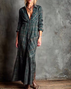R&B | Kleid mit Revers und Karomuster