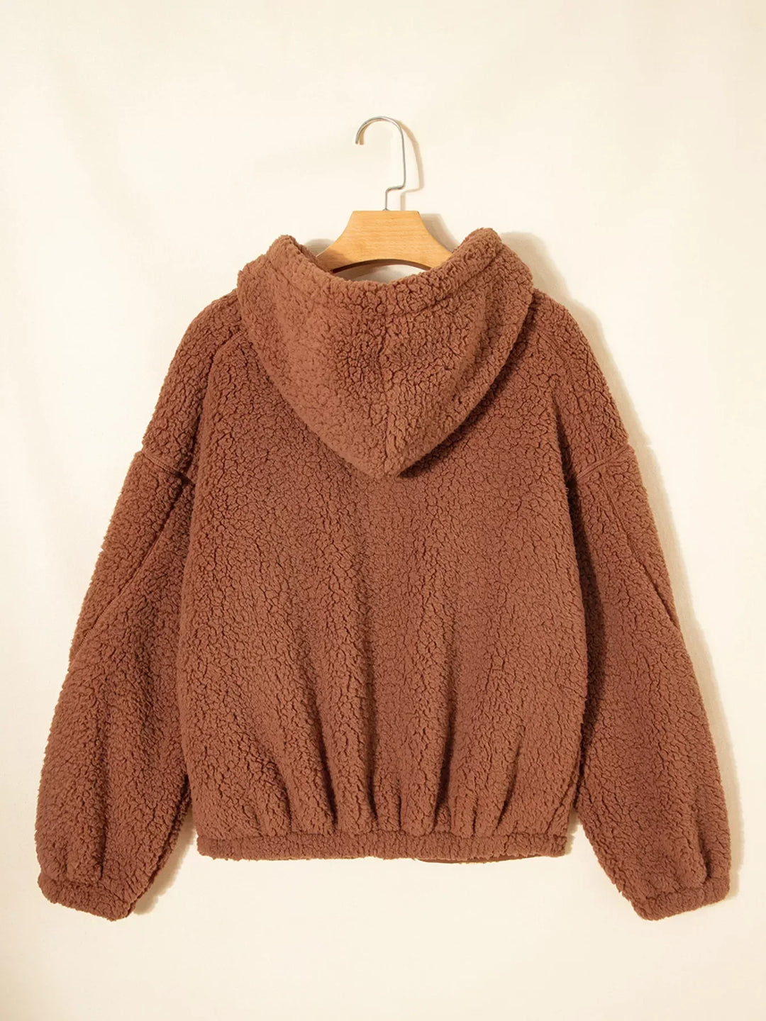 R&B | Damen Relaxed Fit Zip Up Teddyjacke