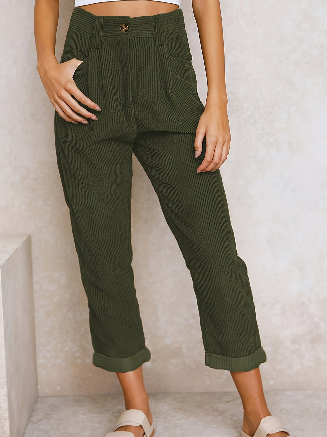 R&B | Damen Stoffhose mit Geradem Bein für Eleganten Stil