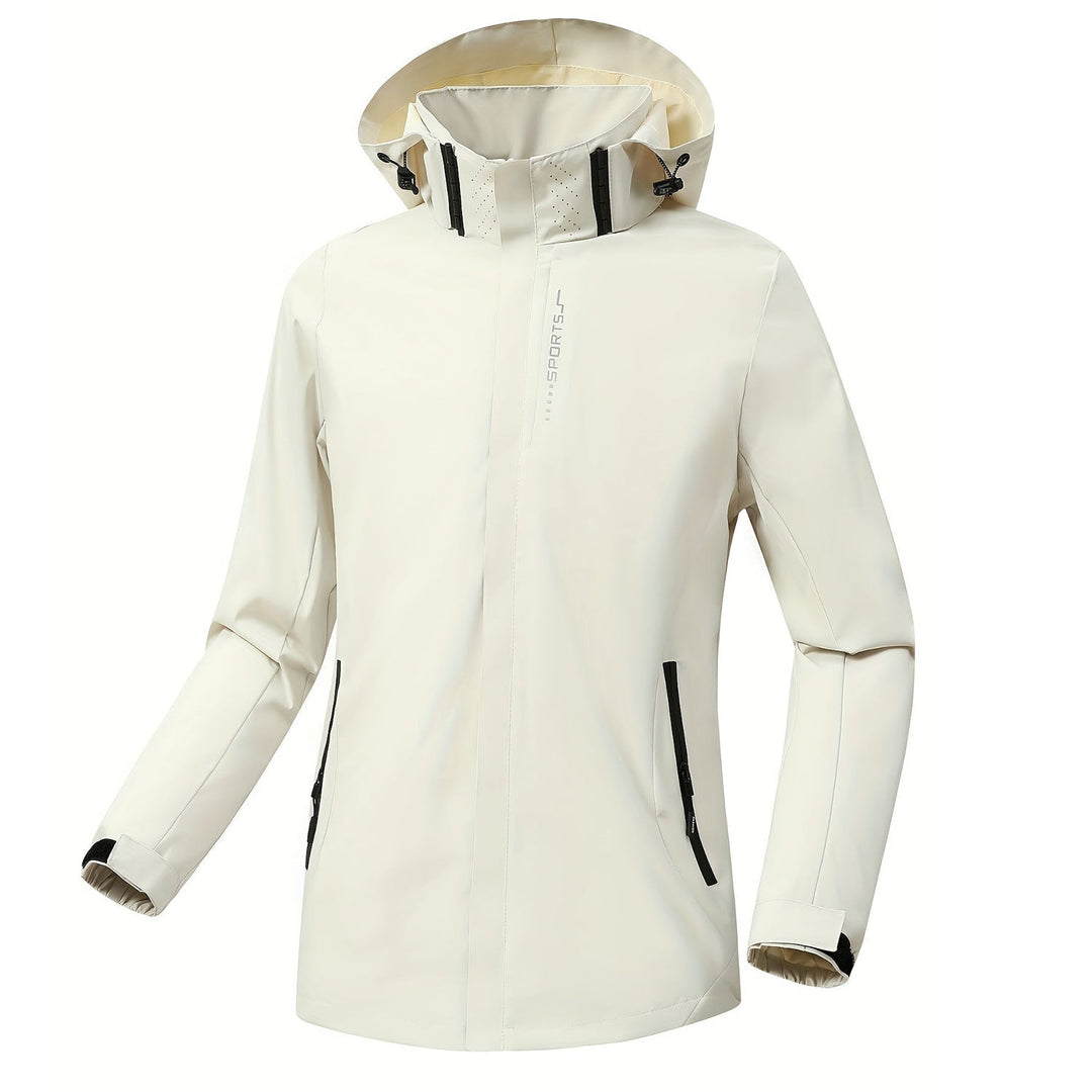 R&B | Damen Sportjacke mit Kapuze, Winddicht und Wasserdicht