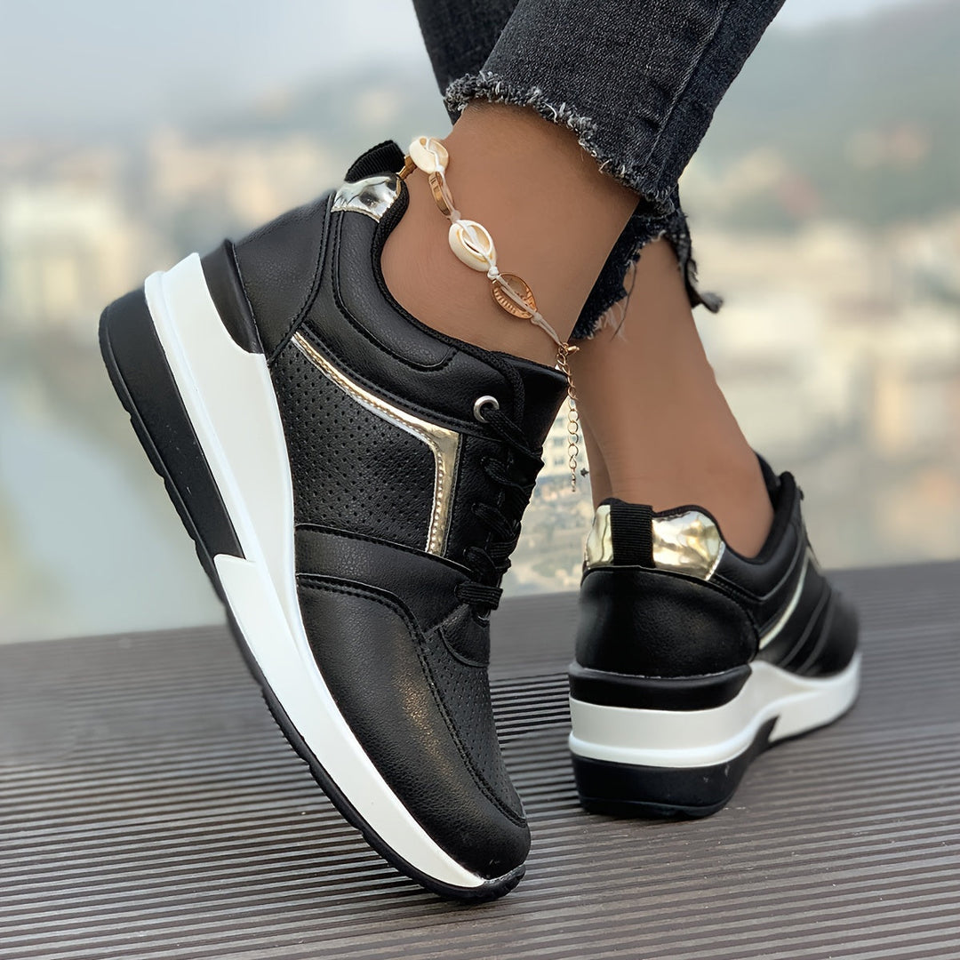 R&B | Einfarbige Sneaker Für Damen Ideal Für Den Alltag
