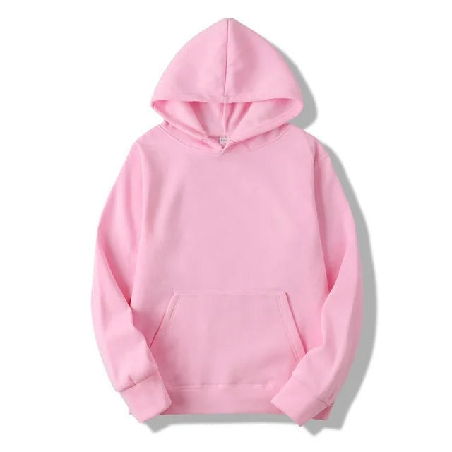 R&B | Unifarbener Kapuzenpullover Aus Baumwolle Für Frauen