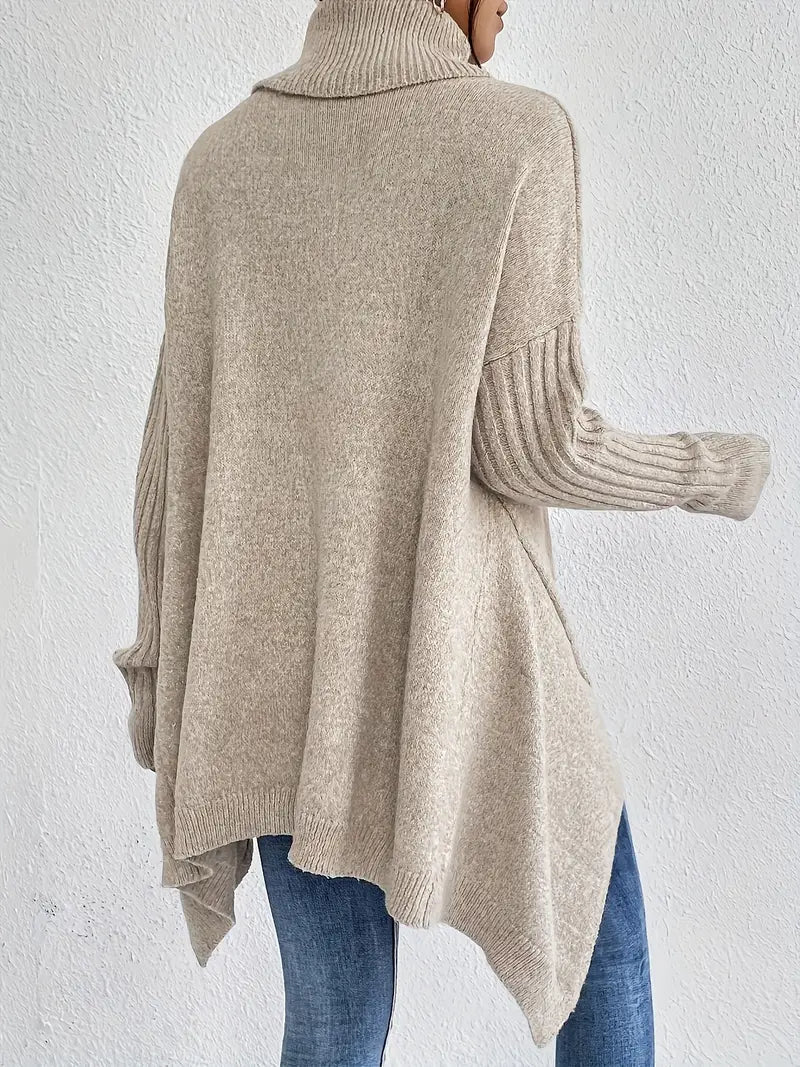 R&B | langer Rollkragenpullover für den täglichen Komfort