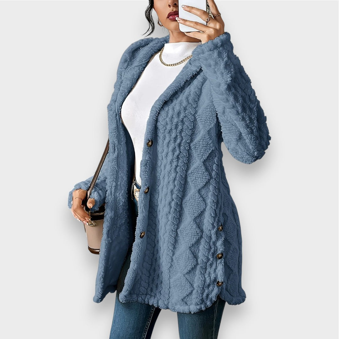 R&B | Cozy Plush Kapuzencardigan Pullover
