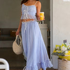 R&B | Hosenträger Top Temperament Kleid