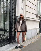 R&B | Lederjacke - Warm & Trendy