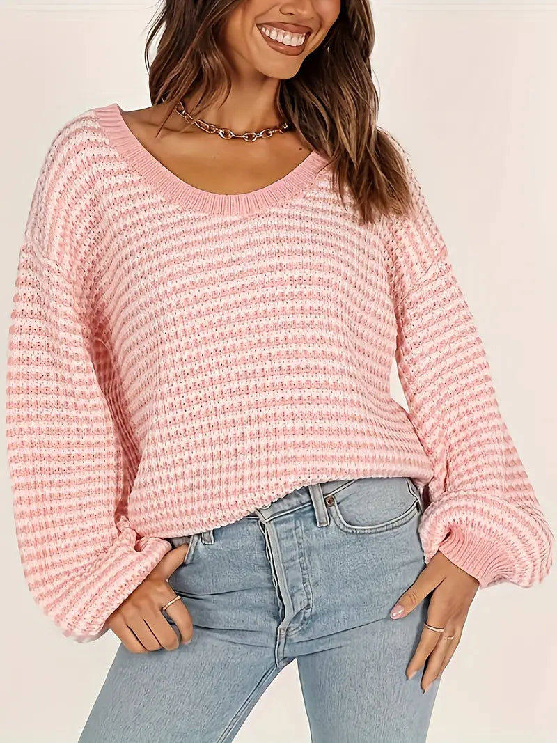 R&B | Strickpullover mit Überschnittenen Schultern