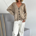 R&B | Out-Strickjacke für Damen