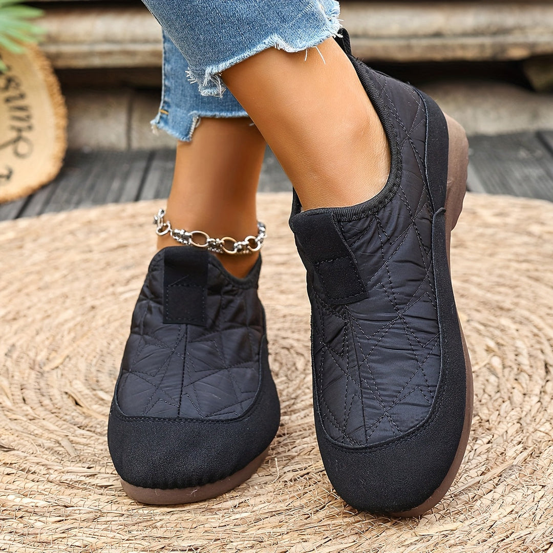 Bequeme Winterstiefel für Damen zum Hineinschlüpfen R&B R&B
