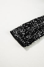 Paillettenbesetzte Jacke Mit Offener Vorderseite