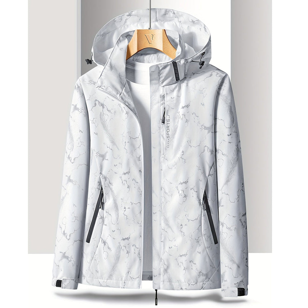 R&B | Damen Sportjacke mit Kapuze, Winddicht und Wasserdicht