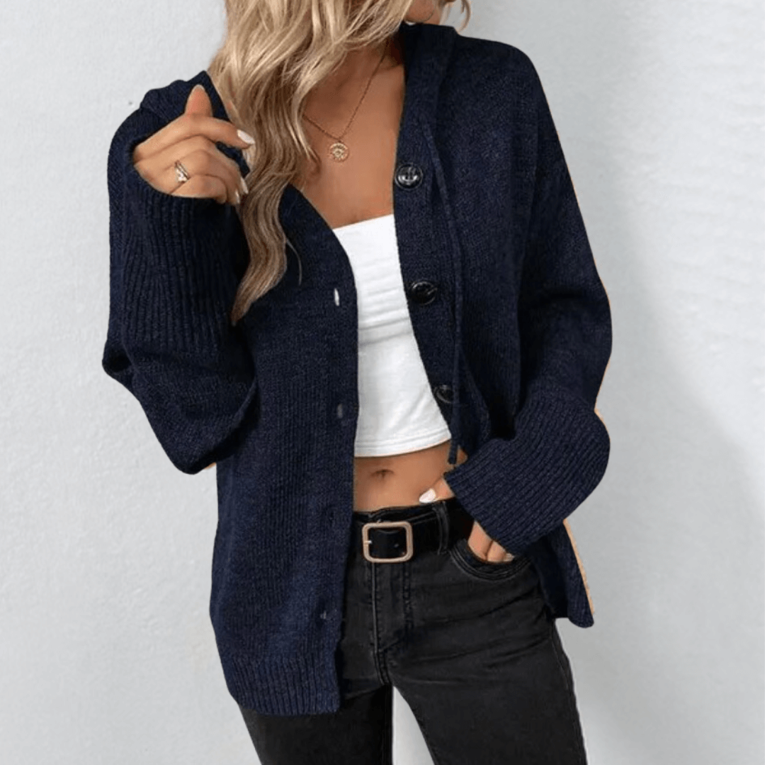 R&B | Strick-Cardigan mit Knopfleiste für Damen